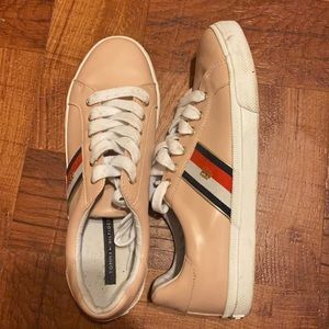 Tommy Hilfilger pink, white, red and blue shoes
